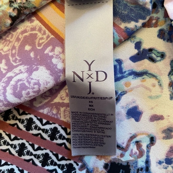 Nydj Peasant Blouse, Free Bird Paisley - Picture 11 of 15